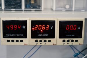 car battery voltage reading on digital multimeter